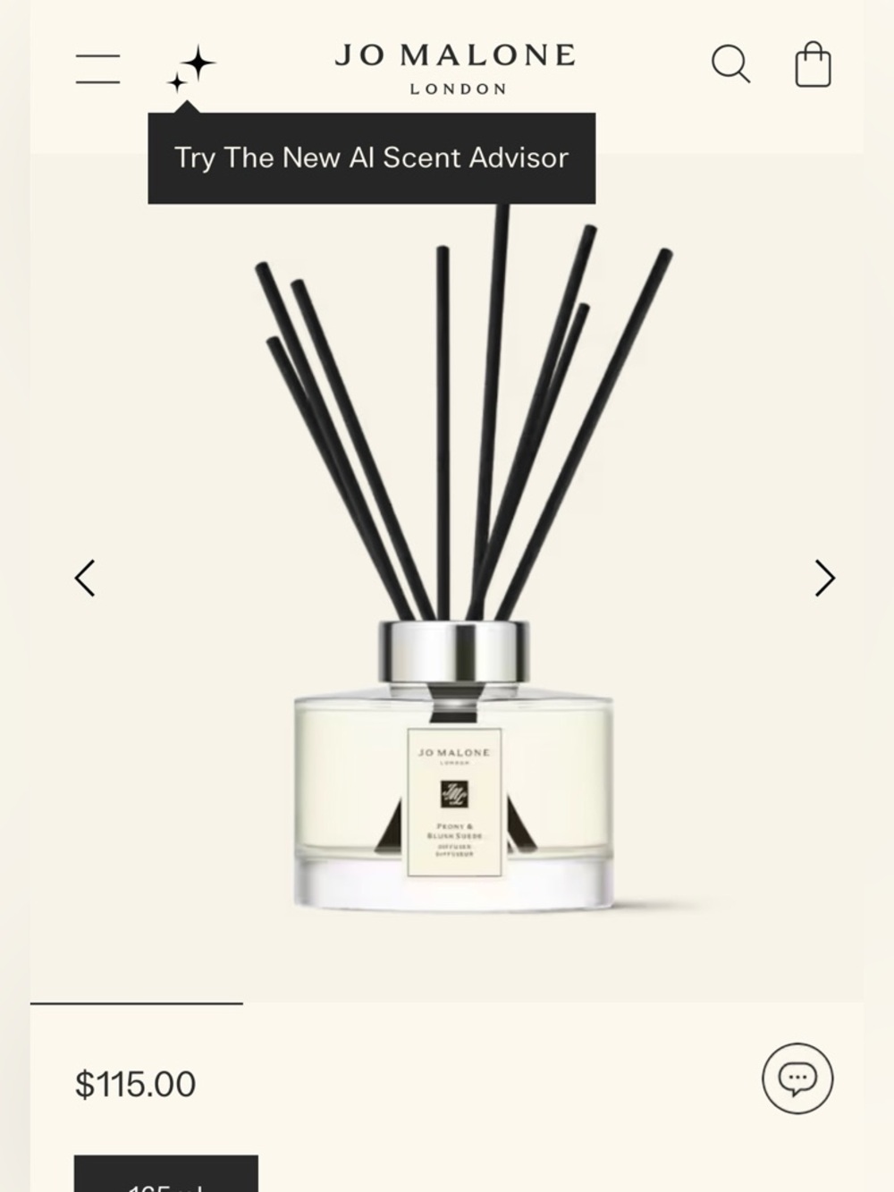 Jo Malone | Peony & Blush Suede Diffuser NWT - Picture 2 of 5